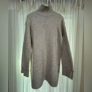 NWT Turtleneck Sweater Dress in Oatmeal